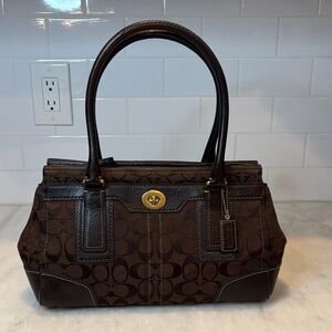 Coach Brown Satchel Bag